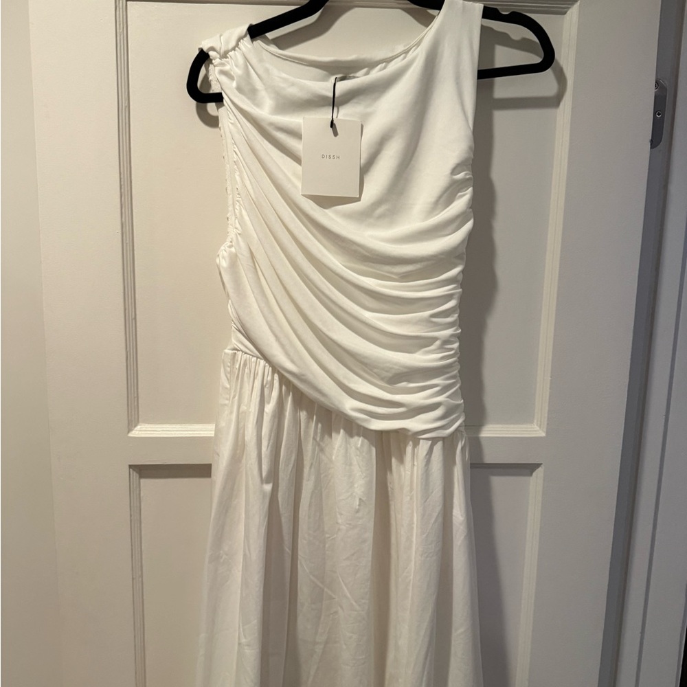 DISSH White Sleeveless Midi Dress - Picture 7 of 8